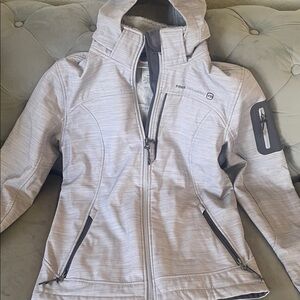 Free Country Women's Light Gray Ski Jacket